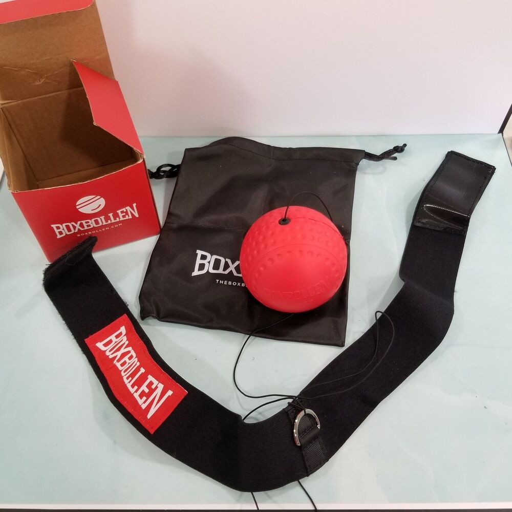 BOXBOLLEN Boxing Reflex Trainer with Headband, Ball & pouch